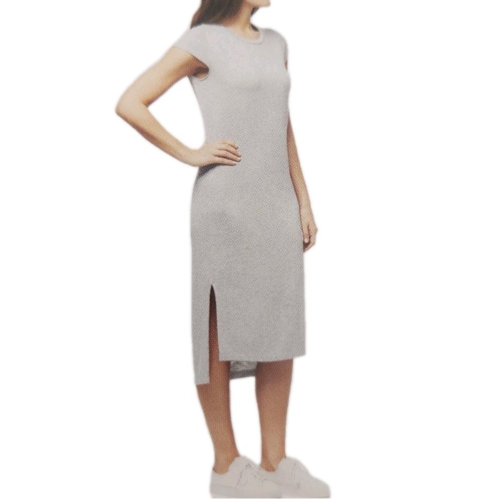 NEW With Tags Jessica Simpson Ladies' Midi Dress Heather Gray- Size Large
